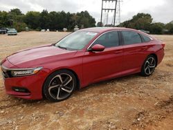 Salvage cars for sale at China Grove, NC auction: 2018 Honda Accord Sport