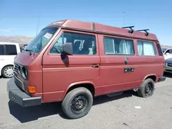 1987 Volkswagen Vanagon Campmobile en venta en North Las Vegas, NV