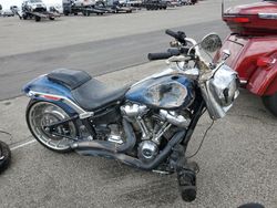 Salvage motorcycles for sale at Moraine, OH auction: 2018 Harley-Davidson Flfbs 115TH Anniversary FAT BOY 114