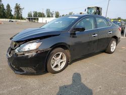 Nissan salvage cars for sale: 2019 Nissan Sentra S