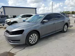 Volkswagen salvage cars for sale: 2015 Volkswagen Passat S