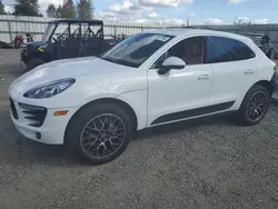 Salvage cars for sale at Arlington, WA auction: 2015 Porsche Macan S