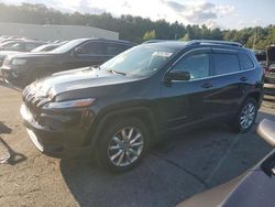 Salvage cars for sale at Exeter, RI auction: 2015 Jeep Cherokee Limited