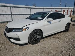 Salvage cars for sale at Appleton, WI auction: 2016 Honda Accord Touring