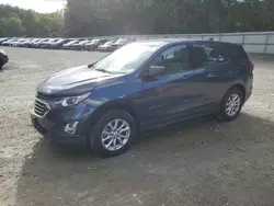 Salvage cars for sale at North Billerica, MA auction: 2018 Chevrolet Equinox LS