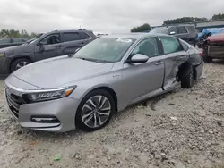 Salvage cars for sale at Wayland, MI auction: 2018 Honda Accord Hybrid EX