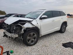 Toyota Highlander Vehiculos salvage en venta: 2018 Toyota Highlander Limited