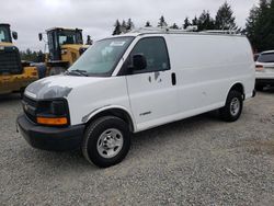 Salvage trucks for sale at Graham, WA auction: 2006 Chevrolet Express G3500