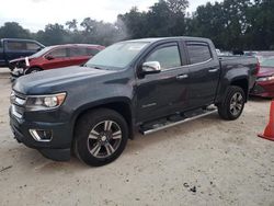 Salvage cars for sale from Copart Midway, FL: 2018 Chevrolet Colorado LT