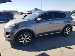 Salvage cars for sale at Grand Prairie, TX auction: 2017 KIA Sportage SX