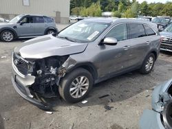 Salvage cars for sale at Exeter, RI auction: 2016 KIA Sorento LX