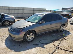 Salvage cars for sale at Arcadia, FL auction: 2004 Honda Civic EX