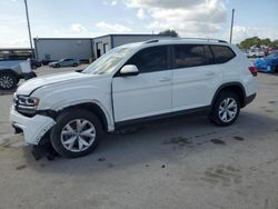 Volkswagen salvage cars for sale: 2018 Volkswagen Atlas SE