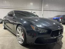 Salvage cars for sale at New Orleans, LA auction: 2014 Maserati Ghibli S