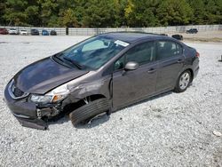 Salvage cars for sale at Gainesville, GA auction: 2013 Honda Civic LX