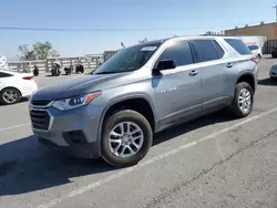 Salvage cars for sale from Copart Anthony, TX: 2020 Chevrolet Traverse LS