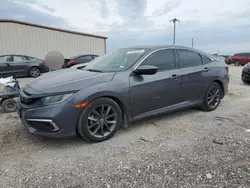 Salvage cars for sale at Temple, TX auction: 2021 Honda Civic EX