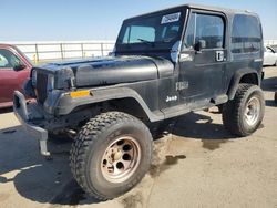 Salvage cars for sale at Fresno, CA auction: 1987 Jeep Wrangler