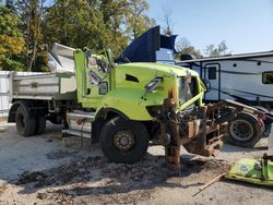 Salvage trucks for sale at Milwaukee, WI auction: 2011 Kenworth Construction T400