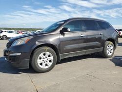 Salvage cars for sale at Grand Prairie, TX auction: 2017 Chevrolet Traverse LS