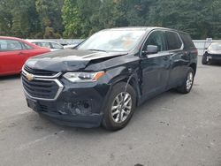 Salvage cars for sale at Glassboro, NJ auction: 2018 Chevrolet Traverse LS