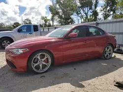 2019 Alfa Romeo Giulia TI en venta en Riverview, FL