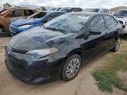 Salvage cars for sale at Albuquerque, NM auction: 2017 Toyota Corolla L