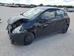 Mitsubishi Mirage DE salvage cars for sale: 2015 Mitsubishi Mirage DE