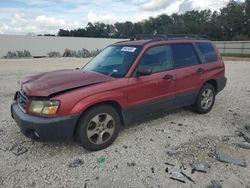 Salvage cars for sale at New Braunfels, TX auction: 2003 Subaru Forester 2.5X