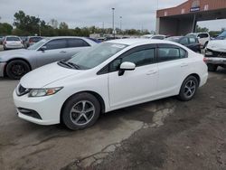 Salvage cars for sale at Fort Wayne, IN auction: 2015 Honda Civic SE