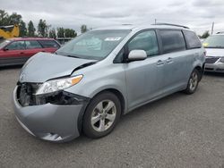 Toyota salvage cars for sale: 2015 Toyota Sienna LE