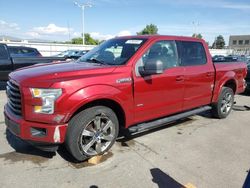 Salvage cars for sale at Littleton, CO auction: 2016 Ford F150 Supercrew