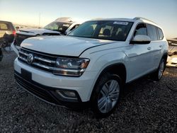 Volkswagen salvage cars for sale: 2018 Volkswagen Atlas SEL Premium