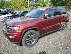 Jeep salvage cars for sale: 2019 Jeep Grand Cherokee Limited