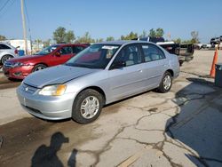 Honda salvage cars for sale: 2002 Honda Civic LX