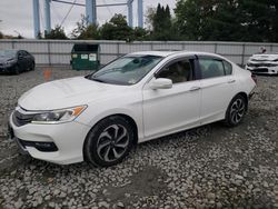 Salvage cars for sale at Windsor, NJ auction: 2017 Honda Accord EXL