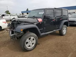 Jeep Wrangler salvage cars for sale: 2017 Jeep Wrangler Unlimited Sport