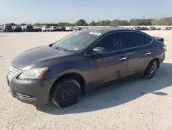 Salvage cars for sale at San Antonio, TX auction: 2015 Nissan Sentra S