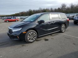 Salvage cars for sale at Brookhaven, NY auction: 2022 Honda Odyssey EXL