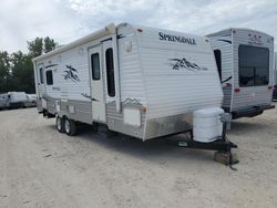 Salvage trucks for sale at Kansas City, KS auction: 2010 Springdale Travel Trailer