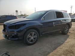 Salvage cars for sale at Chicago Heights, IL auction: 2017 Infiniti QX60