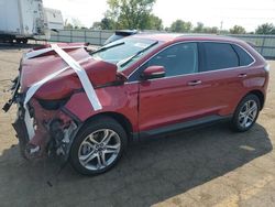 Ford salvage cars for sale: 2017 Ford Edge Titanium