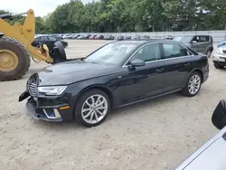 Salvage cars for sale at North Billerica, MA auction: 2019 Audi A4 Premium Plus