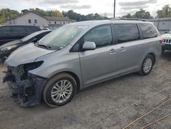 Salvage cars for sale at York Haven, PA auction: 2017 Toyota Sienna XLE