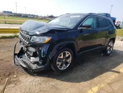 Salvage cars for sale at Woodhaven, MI auction: 2019 Jeep Compass Limited