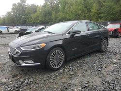 Salvage cars for sale at Waldorf, MD auction: 2017 Ford Fusion Titanium HEV