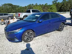 Salvage cars for sale at Houston, TX auction: 2021 Hyundai Elantra SEL