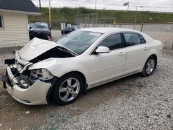 Chevrolet salvage cars for sale: 2011 Chevrolet Malibu 2LT