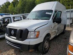 Nissan salvage cars for sale: 2019 Nissan NV 2500 S