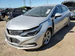 2018 Chevrolet Cruze Premier en venta en Elgin, IL